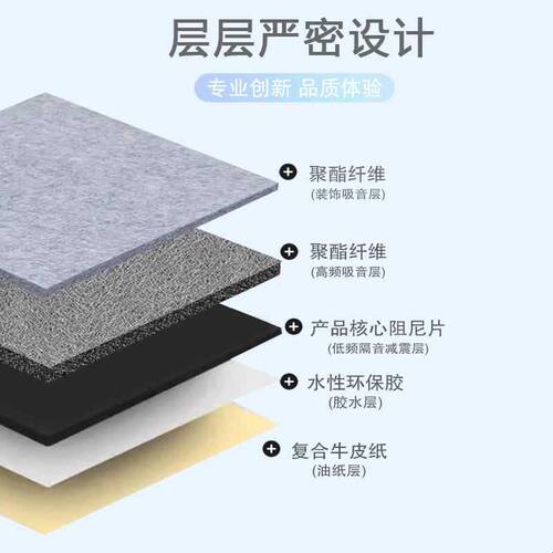 阻尼复合隔音板直播间超强专业家装卧室家用测评音乐教室自粘墙面