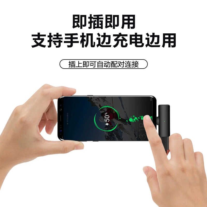 施索无线领夹降噪麦克风收音话筒直播声卡声卡麦克风手机电脑K歌