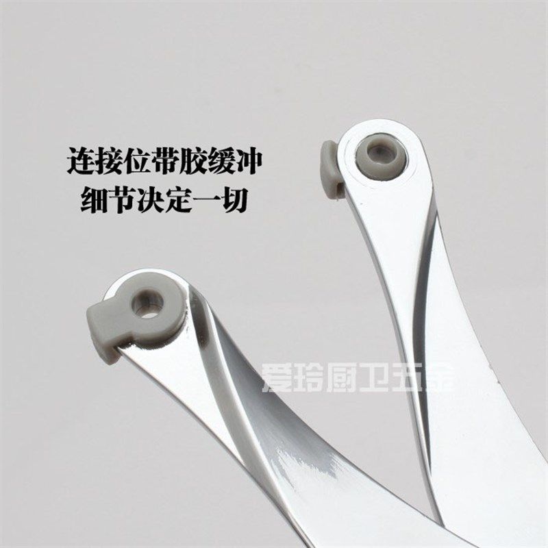 随意停气撑 任意停橱柜上翻门液压杆衣柜支撑柜门下翻折叠气压杆