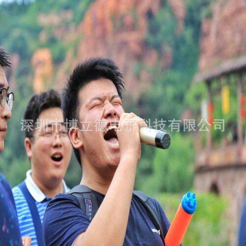 设备厂家景区音乐扫码喇叭牛角号角喷泉声控全套网红户外呐喊喊泉
