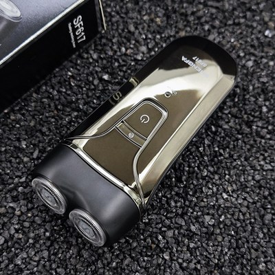 盛发男士剃须刀电动充电旋转式刮胡子刀便携式递须刀须刨剔须刀