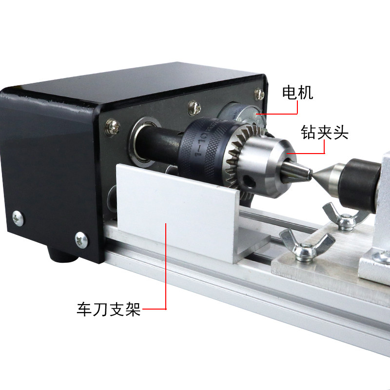 改良增高版多功能微型小车牀打磨抛光车珠圆珠佛珠机迷你diy木工,五金/工具,封边机,淘宝优惠券,粉丝福利购,淘宝优惠卷