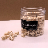 创意原木色木质图钉工字钉按钉 200枚 幼儿园美术软木板留言板钉