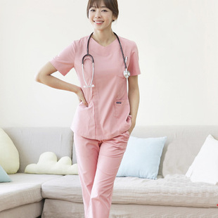 悦兰心男女医生服护士服洗手衣手术衣隔离衣牙科口腔工作服套装