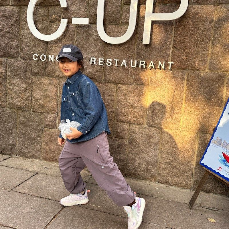 男童夹棉衬衫儿童棉服外套秋冬加厚2024新款洋气男孩工装牛仔衬衣