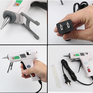 热熔胶枪黄花40W工业级快速出胶万能手工div电熔热胶强力粘贴胶棒