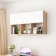 实木书架墙上置物架壁挂式墙壁挂墙面收纳储物卧室创意壁柜吊柜子