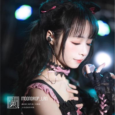 水月雨 LAN兰 入耳式耳机HiFi发烧进阶可换线高还原低失真耳塞