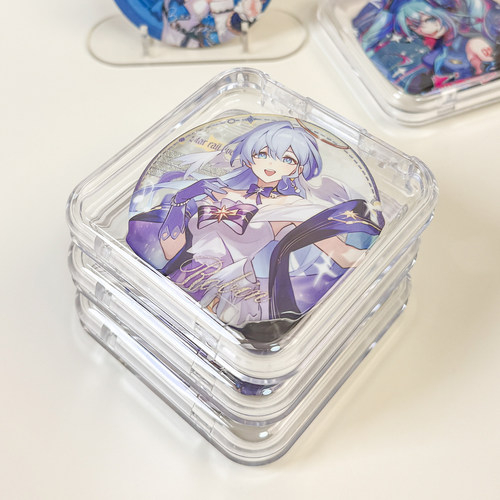 吧唧收纳盒单个防尘保护套