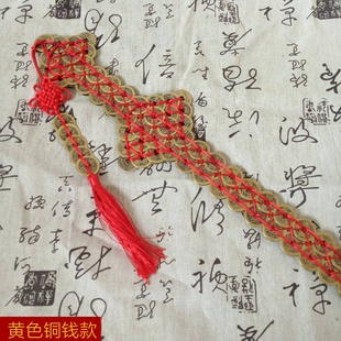 五帝铜钱剑工艺品家居镇宅客厅摆件招财化五黄宝剑装饰挂件金钱剑