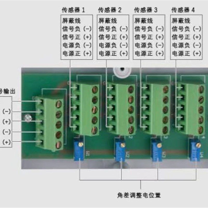 中诺传感器专用不锈钢接线盒五芯信号屏蔽线传感器专用