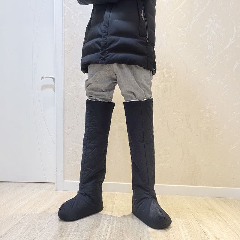 加长护腿护膝长筒套保暖加厚脚套电动车骑车专用冬天保暖鞋套腿套