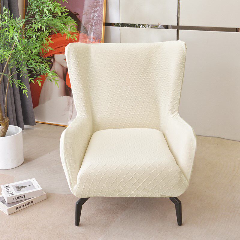 美式简约单人沙发椅套罩全包弹力通用型懒人高靠背老虎椅防尘罩