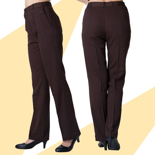 黑色保洁裤女裤宾馆保洁员工作制服长裤工作裤松紧直筒裤子女大码