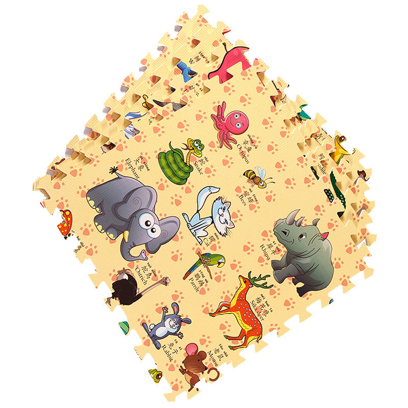 动物卡通拼图客厅地垫爬行垫居家卧室儿童泡沫地垫拼接防摔宝宝,居家布艺,家用脚垫,淘宝优惠券,粉丝福利购,淘宝优惠卷