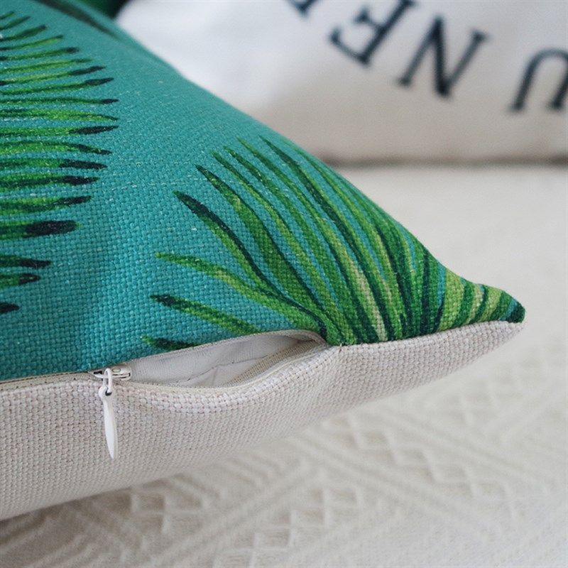 田园绿叶靠垫抱枕腰靠包沙发靠汽车办公室靠枕套含芯沙发靠垫腰枕,居家布艺,靠垫/抱枕,淘宝优惠券,粉丝福利购,淘宝优惠卷