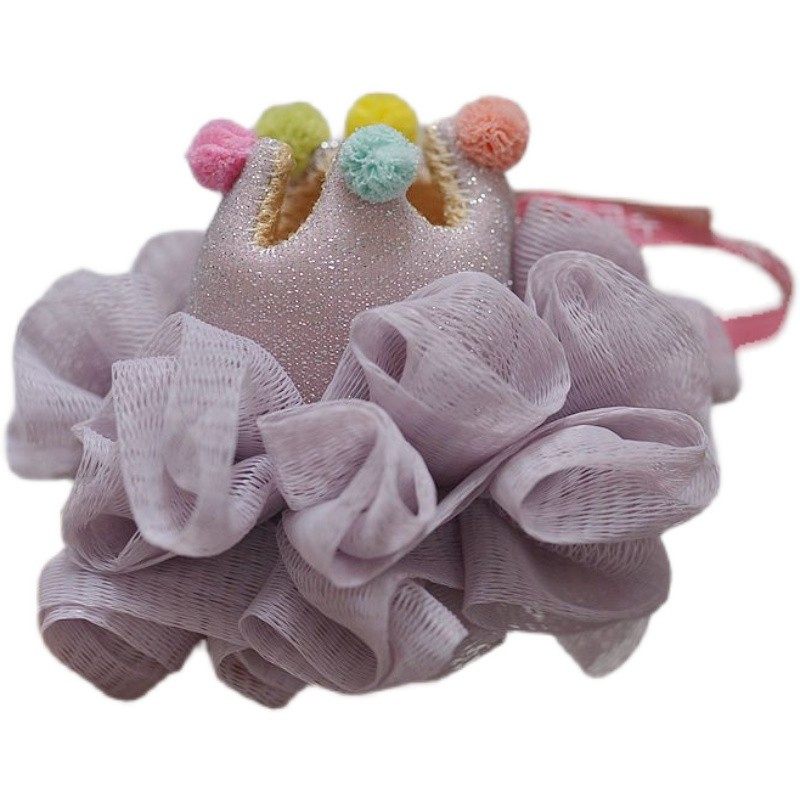 韩国浴花起泡网可爱皇冠洗澡沐浴用品擦背起泡球不散浴球洗澡神器