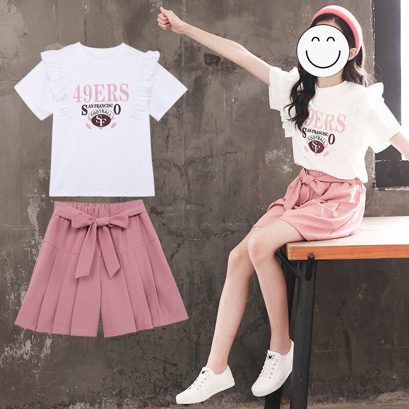 女童夏装套装2021新款潮儿童装洋气网红13岁女孩12中大童女装衣服