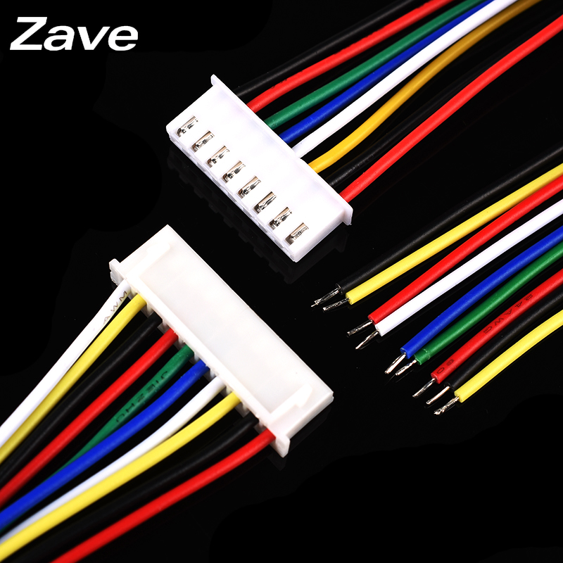 XH2.54mm-2p3p4p端子线连接线5/8/10/15/20/30/40/50cm单头电子线