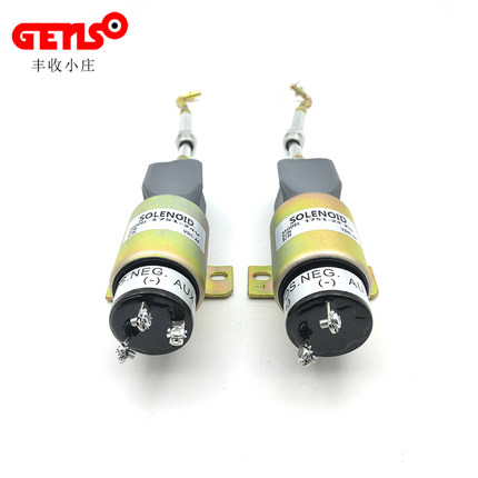 1751-12E7U1B1S柴油发电机熄火电磁阀车电磁阀通电吸合断电弹开