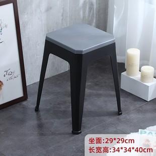 凳子40cm高加厚塑料厘米家用成人35公分矮板凳37中32儿童学习椅子
