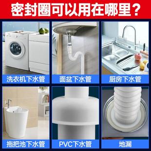潜水艇下水管道防臭盖厨房下水管洗衣机排水管防臭硅胶密封圈防溢