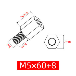 单头六角铁柱隔离柱支撑柱镀锌阴阳内外丝机箱子母螺丝M3/4/5/6/8