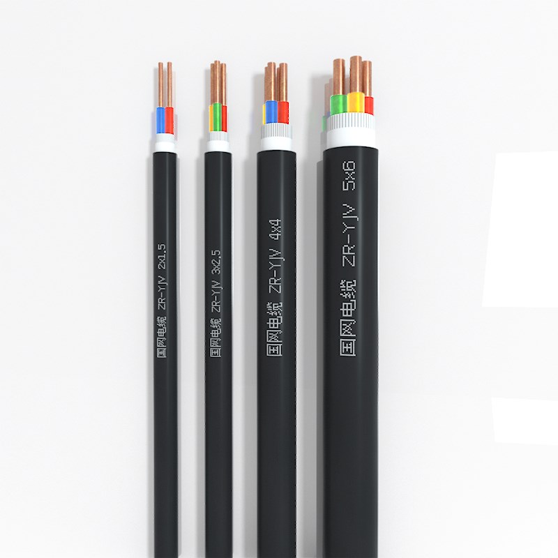 国网国标铜芯yjv电缆线2 3 4 5芯1.5 2.5 4 6 10平方三相家用电线