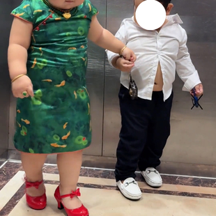 国风裙子童装女孩夏装改良汉服旗袍女童连衣裙新款夏季儿童新中式