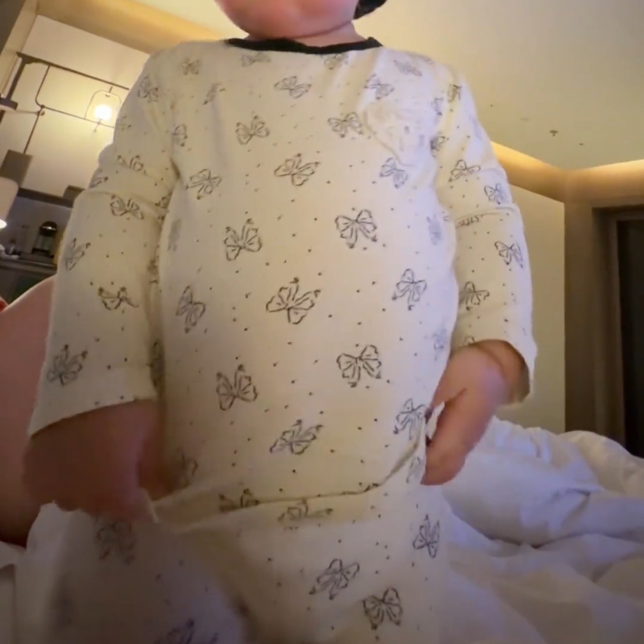 新款黑白波点春装套装春秋季秋衣家居服分体睡衣两件套衣服