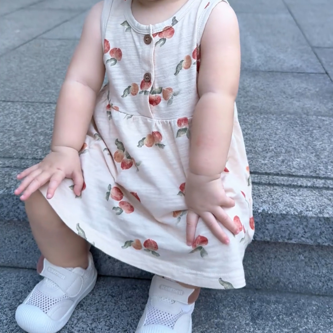 无袖裙圆领公主裙小童裙子可爱女童连衣裙夏装2026新款印花