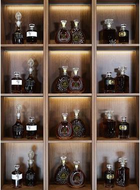 酒柜摆件假酒仿真洋酒瓶组合套装道具酒样板房间家用客厅软装饰品