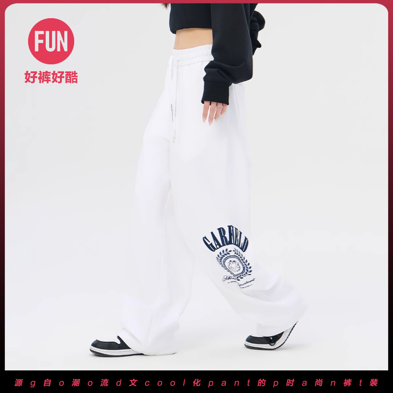 Fun2024秋冬新款阔腿休