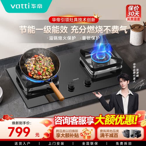 华帝i10105燃气灶新款双灶猛火灶