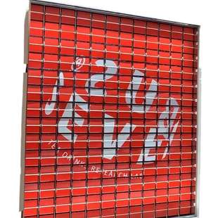 动态装置翻页矩阵屏互动机械翻页形象墙展会商场墙面广告装置大型