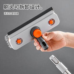 多功能拖把免手洗拖把家用可旋转墩布拖布扫把刮擦拖三用拖地