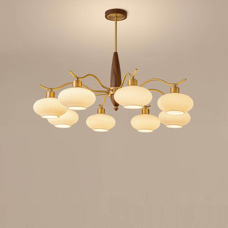 吊灯客厅灯全铜轻奢新中式胡桃木卧室灯餐厅复古灯具,鲜花速递/花卉仿真/绿植园艺,割草机/草坪机,淘宝优惠券,粉丝福利购,淘宝优惠卷