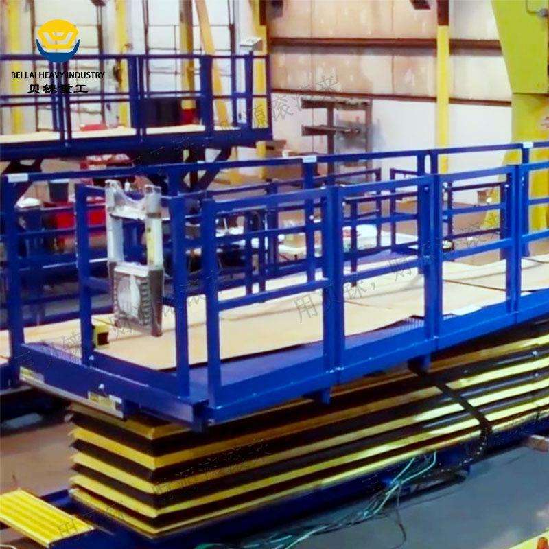 台面侧方位伸缩升降机 核电防爆升降平台 304不锈钢剪叉式升降机