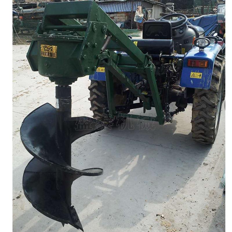 拖拉机带挖坑机 植树地钻工地立柱钻洞机 电线杆打洞机 挖坑设备
