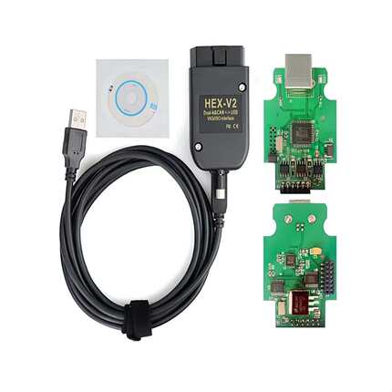 HEX V2 VAGCOM V22.10 V23.3 VCDS  AT162+FT232 多语言