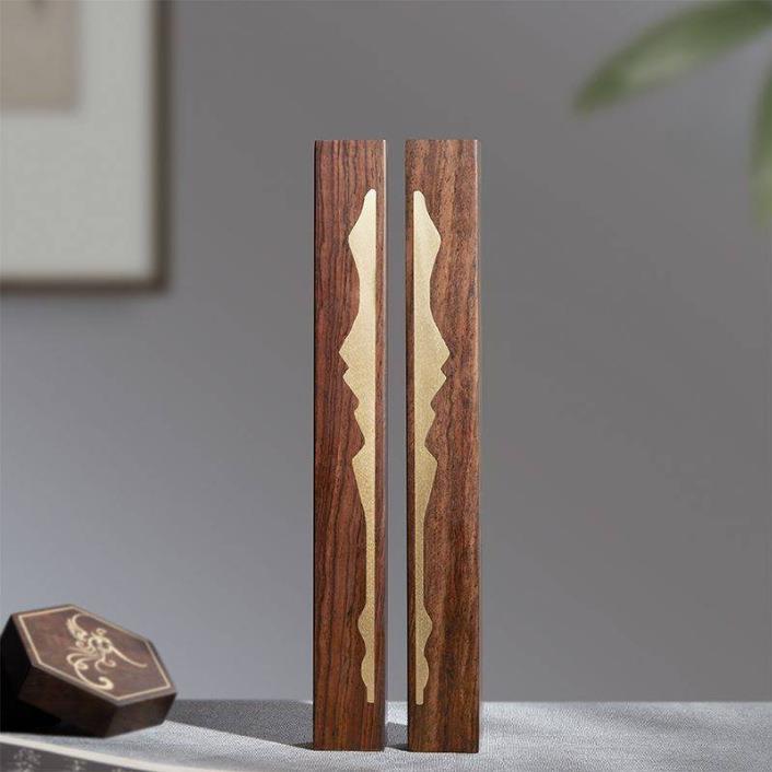 创意紫光檀镇纸镇尺书法专用镇纸书法压纸压书笔搁毛笔书法