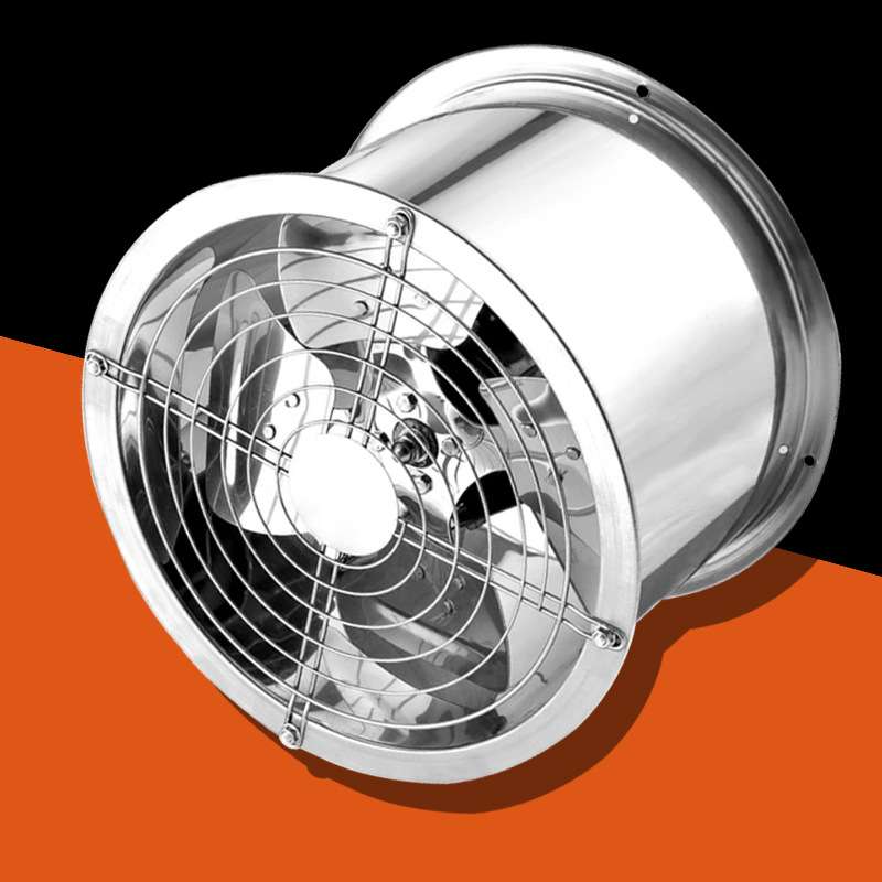 不锈钢烘干房耐高温轴流风机220v380v工业管道通厨房商用排风扇