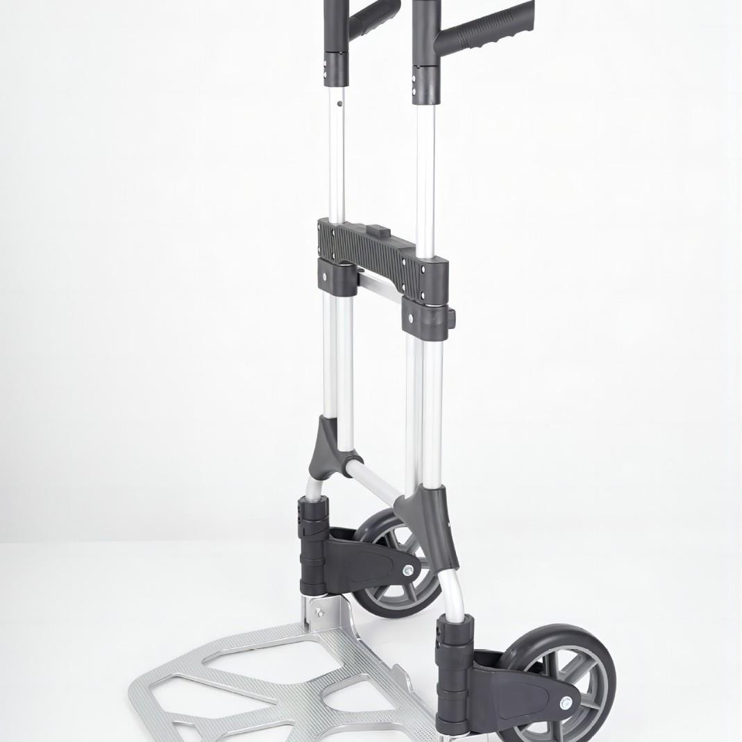 铝合金小推车货小拉车拉货搬运车老虎车手推车两轮家用行李车拖车