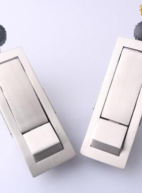 304不锈钢MS708-2-3平面锁配电箱机柜锁 开关柜门锁工业柜锁