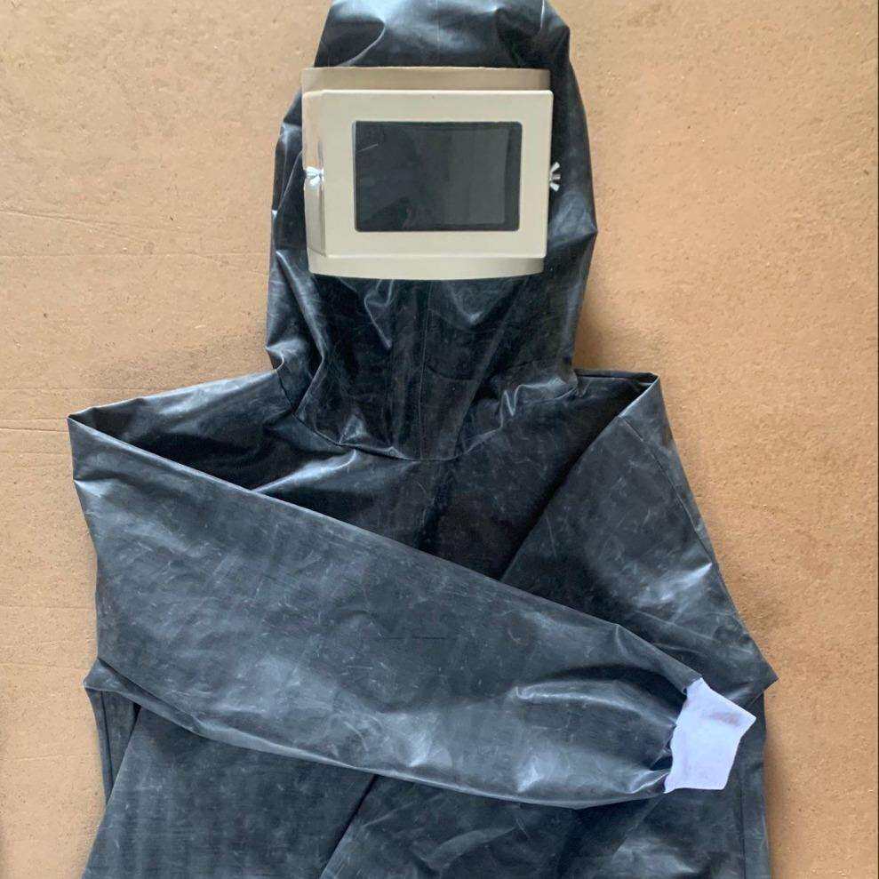 连体式全身含裤子防水喷砂服防护服 打沙喷涂防尘服水喷砂湿喷砂