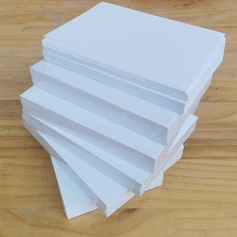 白色纸空白明信片美版10.1-15.2厘米贺卡片垫纸板卡纸150克厚信纸