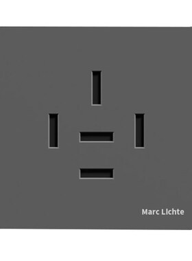 灰色三相五线插座380v三相电五线工业插头25a32a空调五芯五孔440V