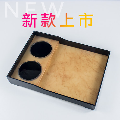 亚克力酒店宾馆一次性洗漱用品托盘卫生间牙具盒收纳盘茶杯盘定制