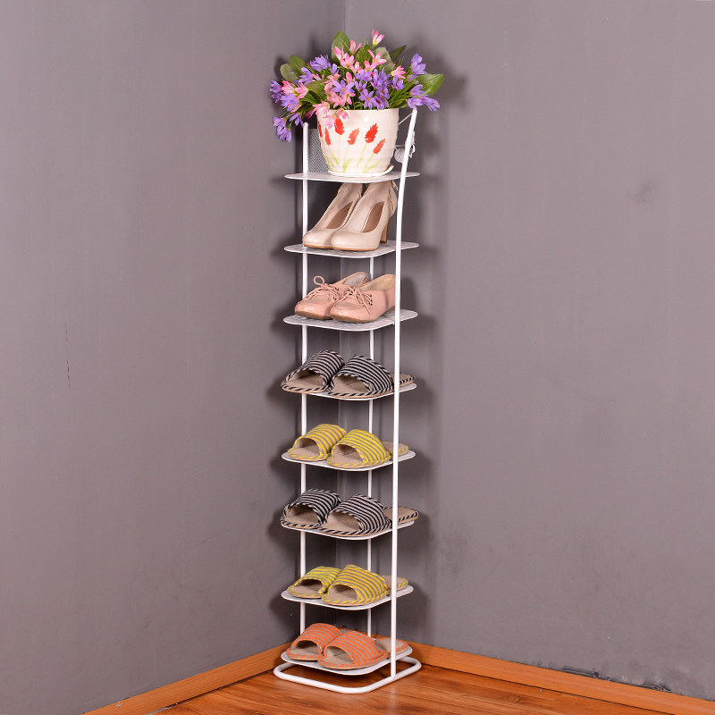 欧式铁艺鞋架经济型家用多层收纳鞋柜客厅宿舍防尘小鞋架简易鞋架