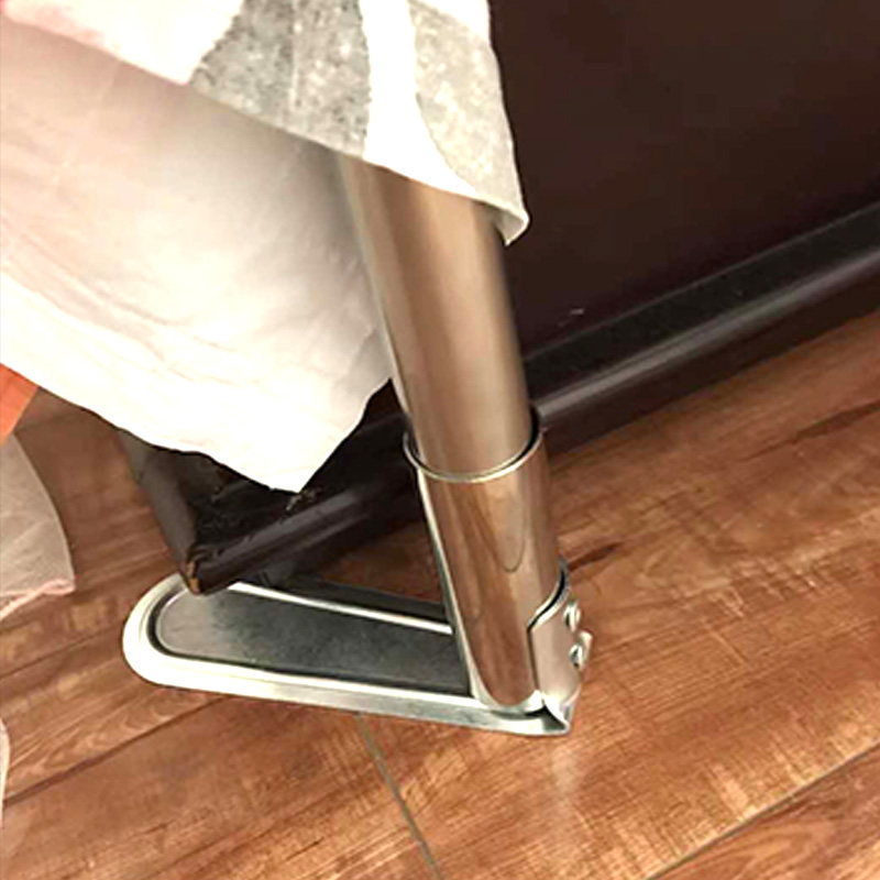 蚊帐配件压脚脚板架子支架底座固定神器不锈钢加厚金属宫廷支架脚图片